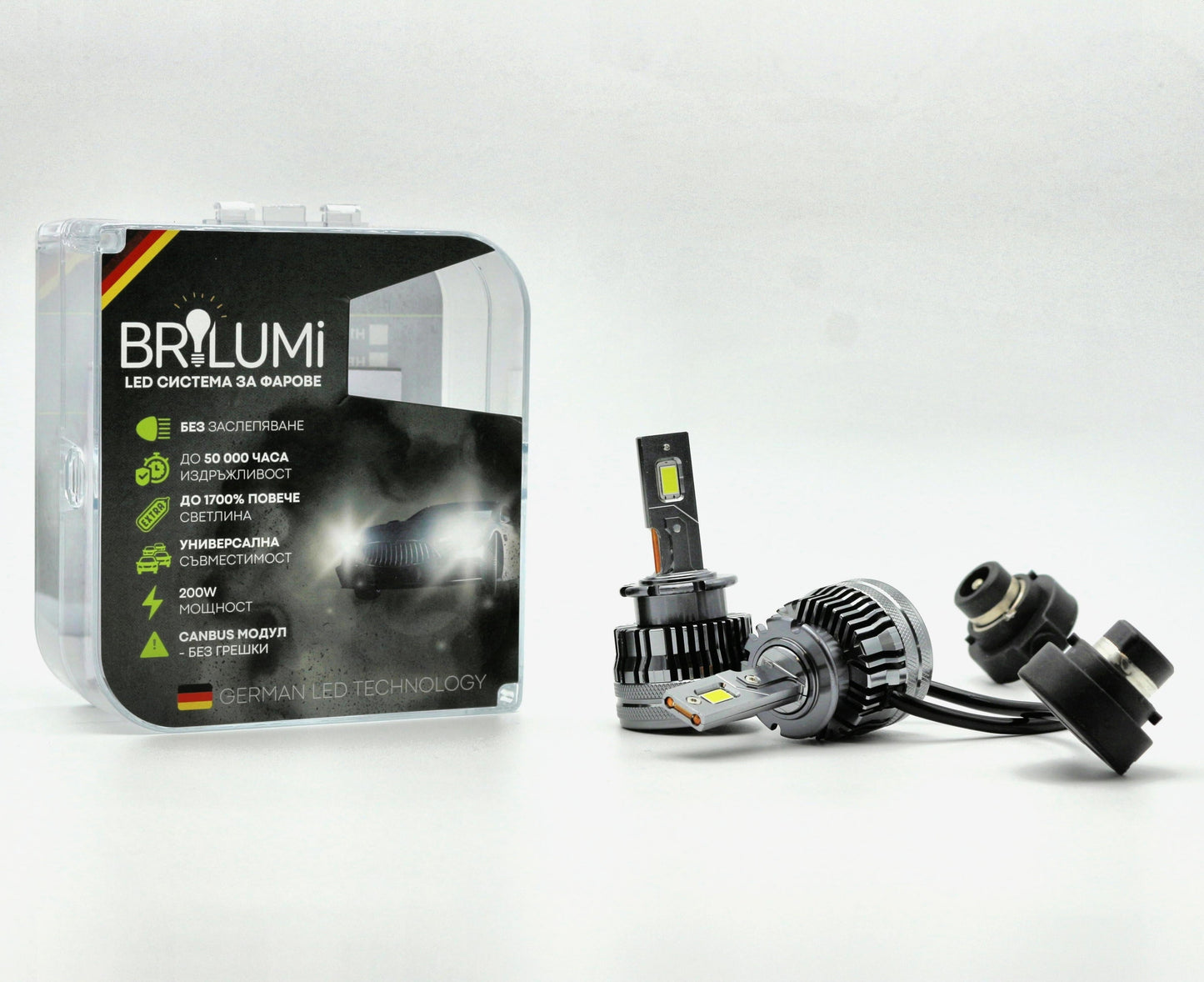 LED soustava pro světlomety D2S - BRILUMI XENITE - 100W - CANBUS 6000K