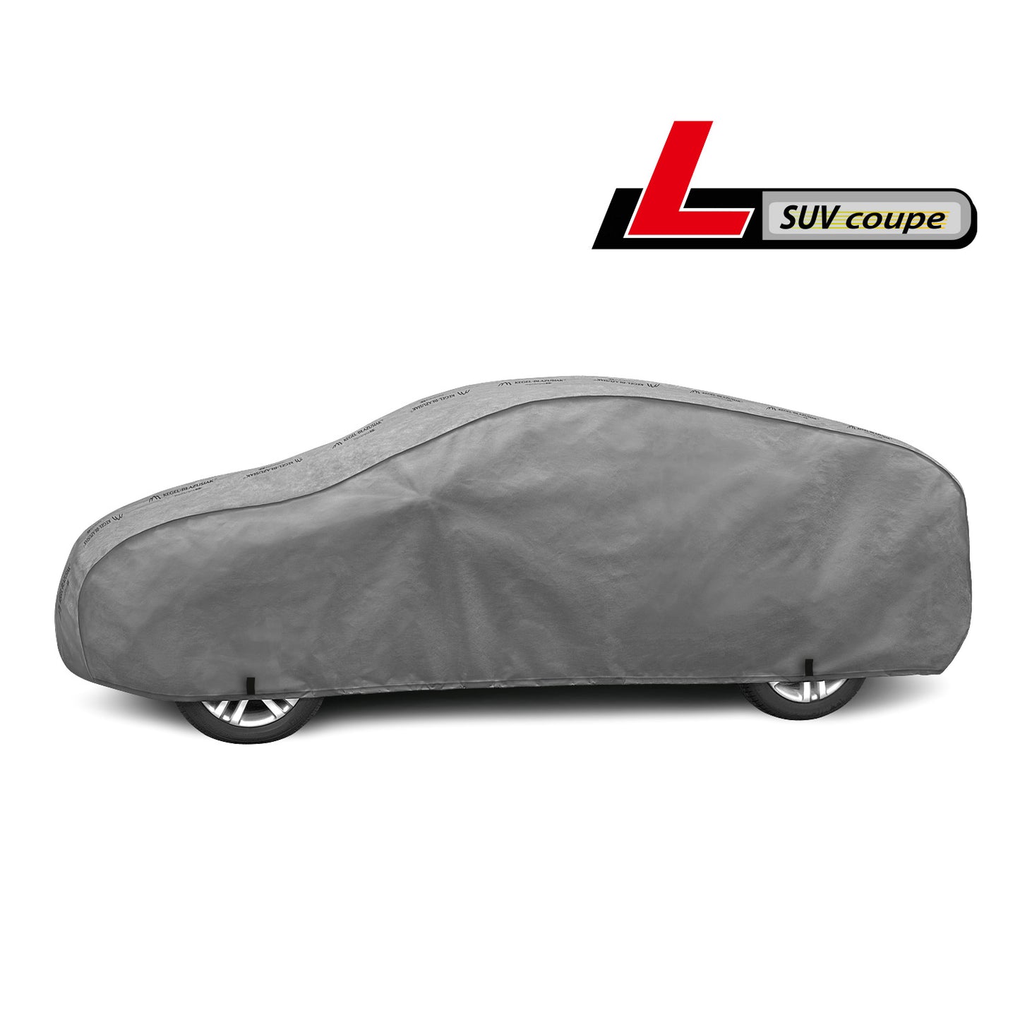 Přikrývka na auto Kegel Mobile velikost L šedá pro SUV kupé 450-475 cm