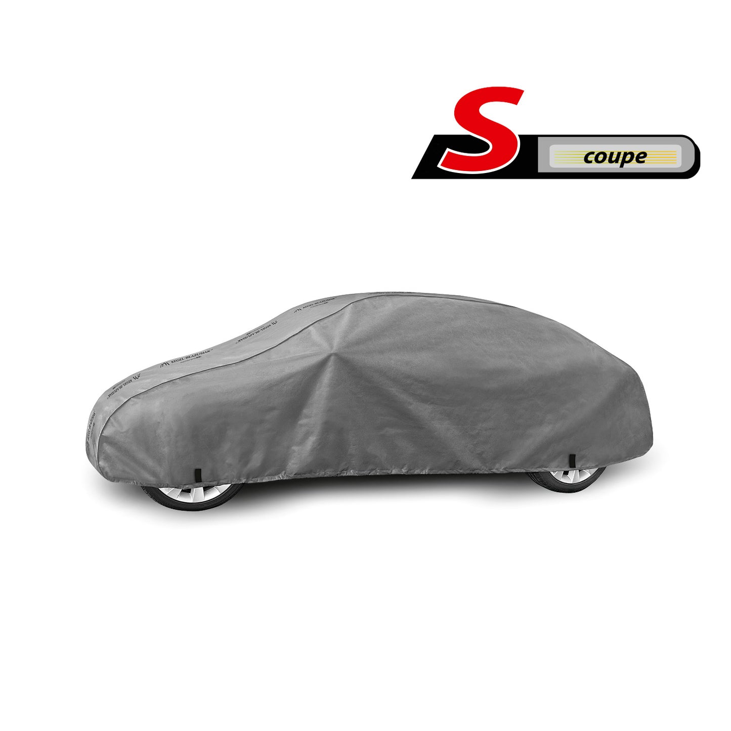 Přikrývka na auto Kegel velikost Mobile S šedá pro kupé 380-400 cm