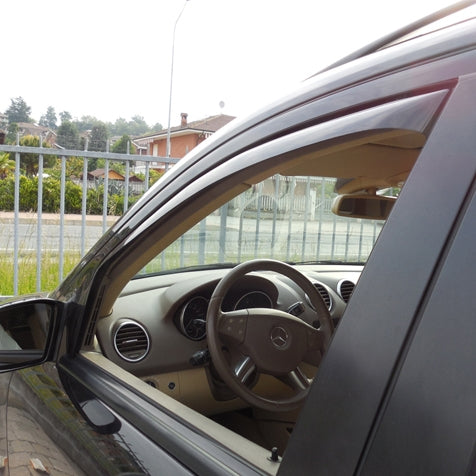 Přední deflektory FARAD pro Mercedes-Benz M-Class W164 (2005–2011), 2 ks, 5 dveří