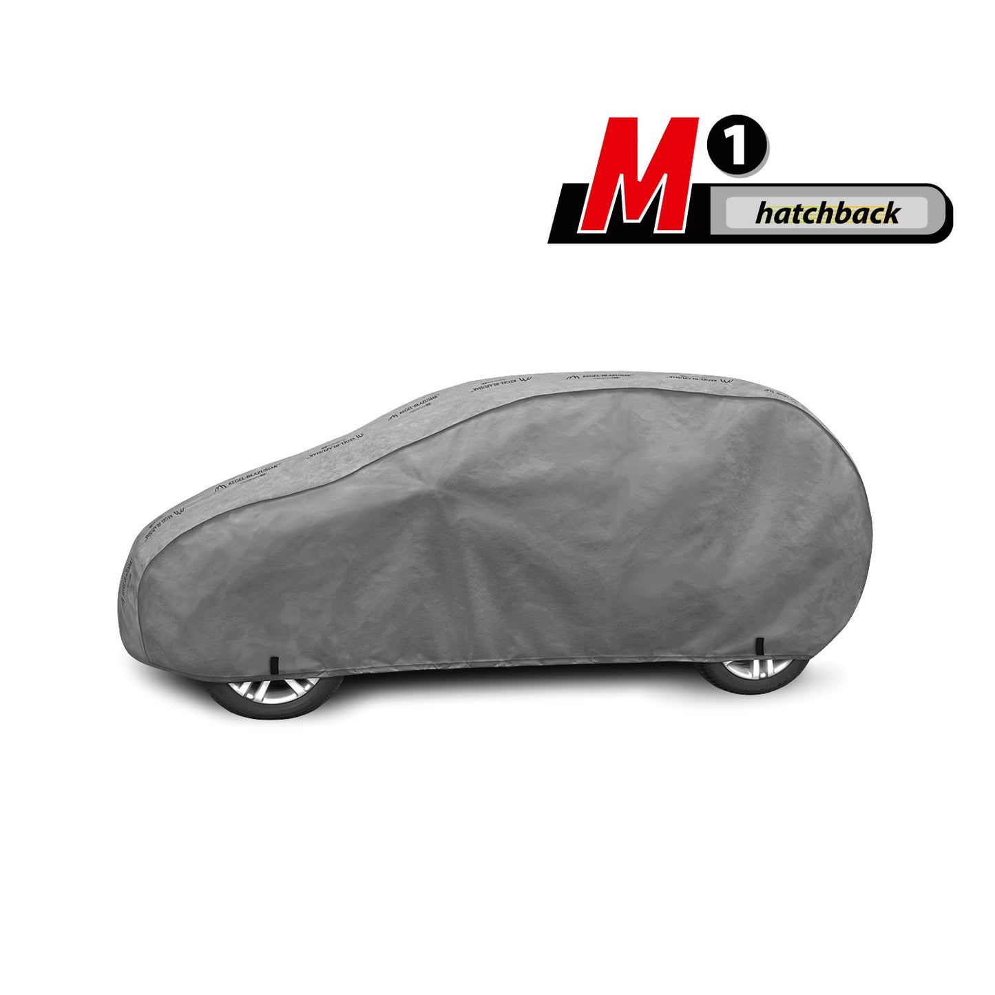 Přikrývka na auto Kegel Mobile velikost M1 šedá pro hatchback 355-380 cm