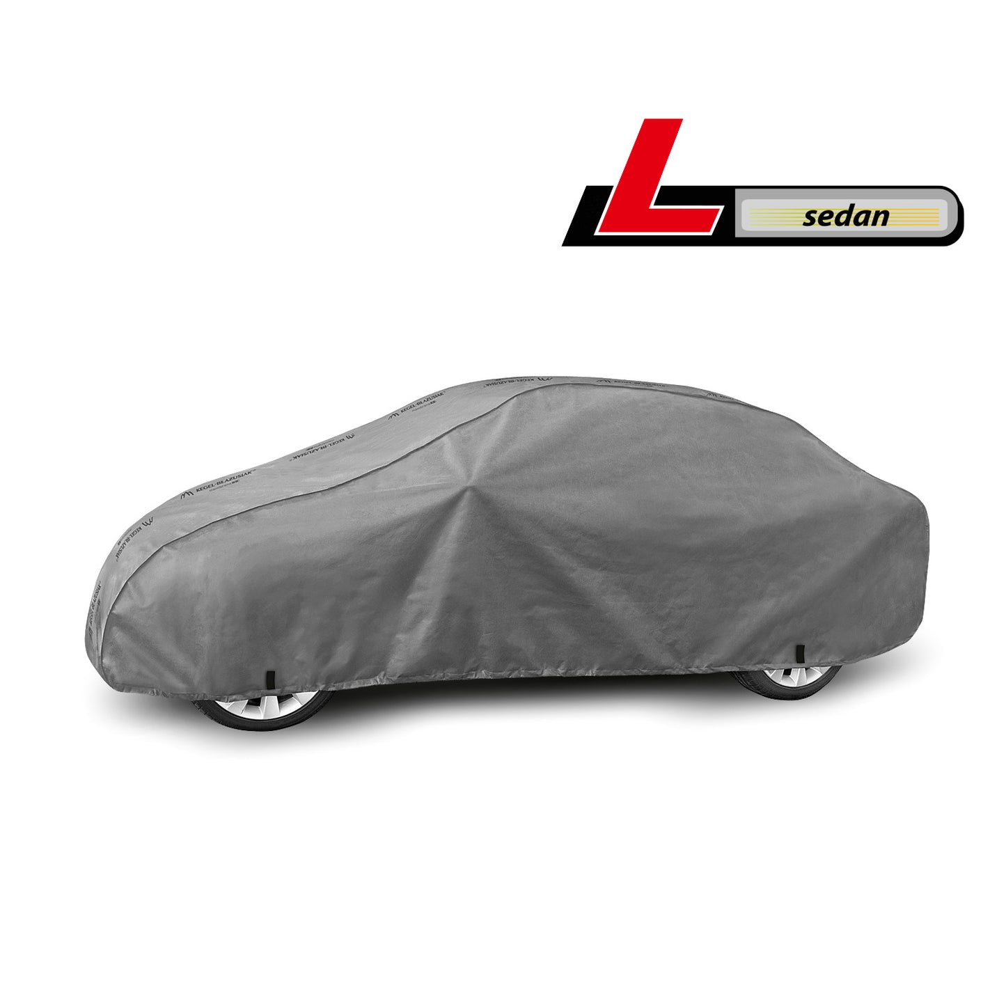 Přikrývka na auto Kegel Mobile velikost L šedá pro sedan 425-470 cm