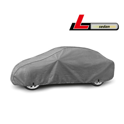 Přikrývka na auto Kegel Mobile velikost L šedá pro sedan 425-470 cm