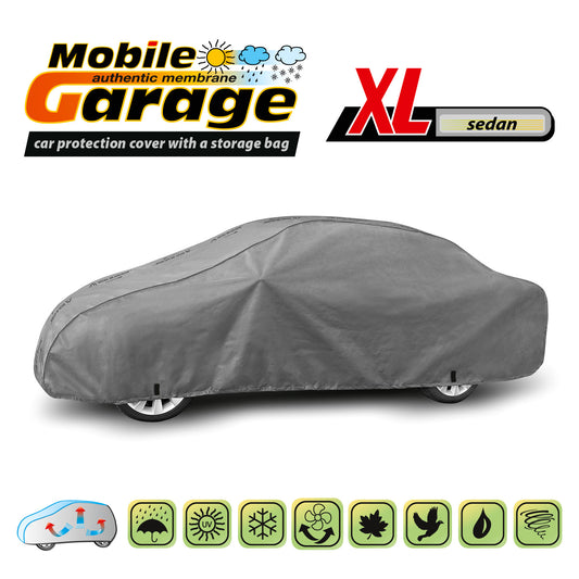Přikrývka na auto Kegel Mobile velikost XL šedá pro sedan 472-500 cm