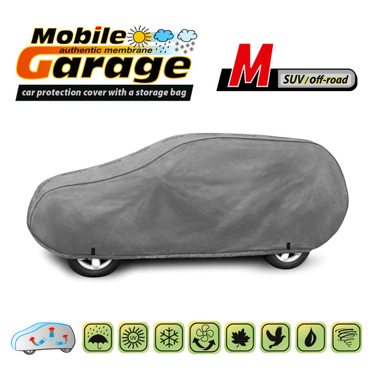 Přikrývka na auto Kegel Mobile velikost M šedá pro SUV/terénní vůz 400-420 cm