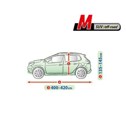 Přikrývka na auto Kegel Mobile velikost M šedá pro SUV/terénní vůz 400-420 cm