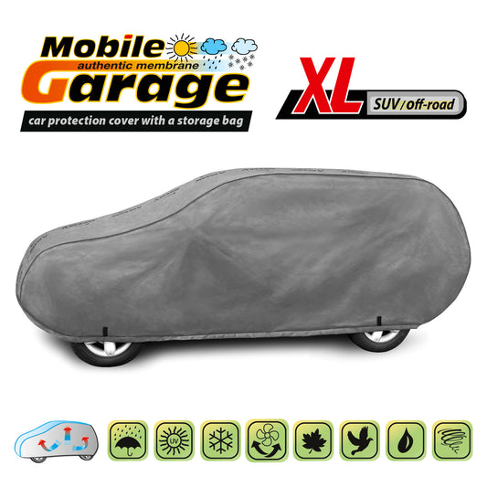Přikrývka na auto Kegel Mobile velikost XL šedá pro SUV/terénní vůz 450-510 cm