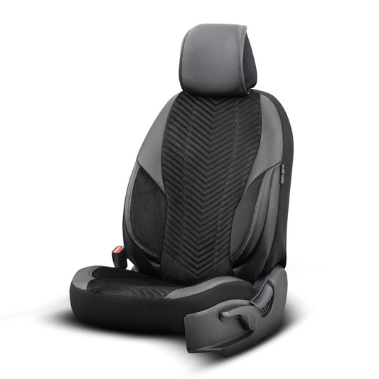 Sada luxusního čalounění Advanced – Alcantara, černá, pro přední a zadní sedadla