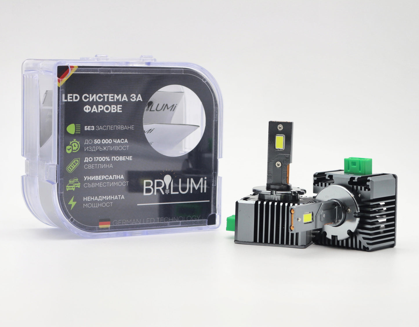 LED soustava pro světlomety D3S - BRILUMI XENITE - 100W - CANBUS 6000K