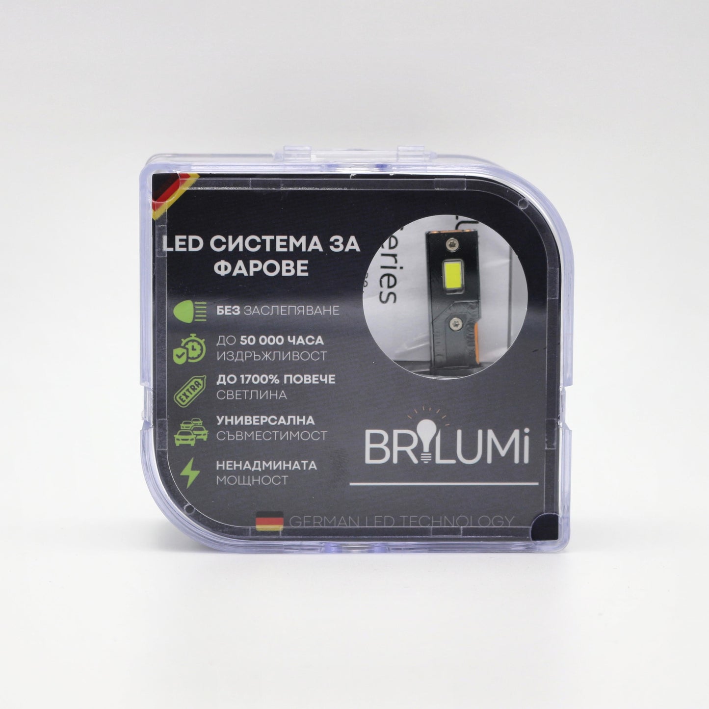 LED soustava pro světlomety D1S - BRILUMI XENITE - 100W - CANBUS 6000K