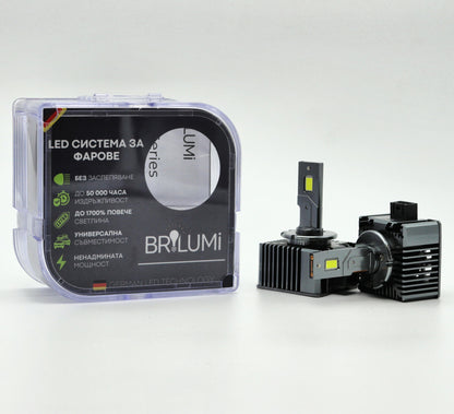 LED soustava pro světlomety D1S - BRILUMI XENITE - 100W - CANBUS 6000K