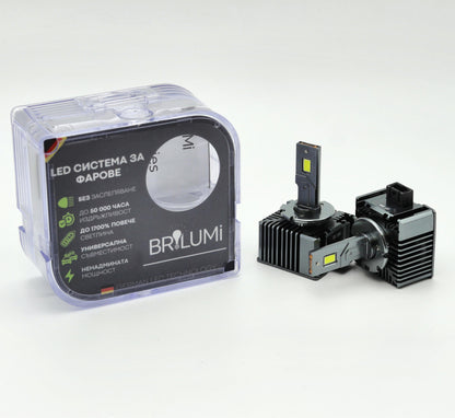 LED soustava pro světlomety D1S - BRILUMI XENITE - 100W - CANBUS 6000K