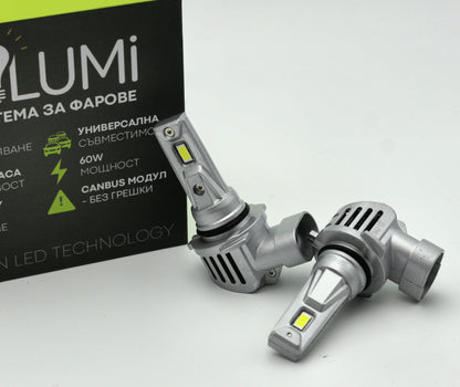 LED soustava pro světlomety HB4 - ZAPOJ A JEDI - BRILUMI EVOLVE - 60W - CANBUS 6000K