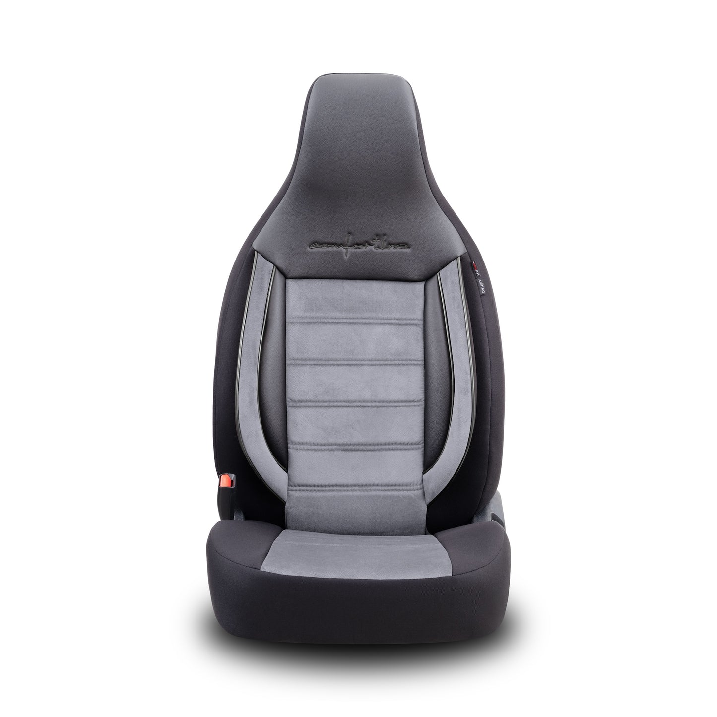 Sada potahů Comfortline City – černá/šedá, s alcantarou, pro přední a zadní sedadla (pro malé městské vozy)