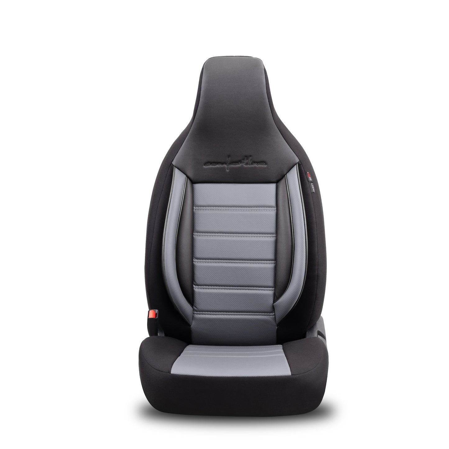 Sada Čalounění Comfortline City – Černá/Šedá, s Eko kůží, pro Přední a Zadní Sedačky (Pro malé městské vozy)