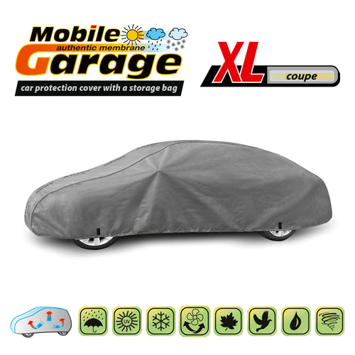 Přikrývka na auto Kegel Mobile velikost XL šedá pro kupé 440-480 cm