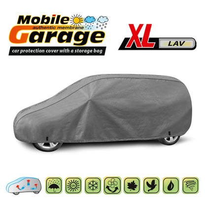 Přikrývka na auto Kegel Mobile velikost XL šedá pro VAN/VOZIDLO 443-463 cm