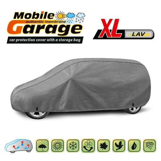 Přikrývka na auto Kegel Mobile velikost XL šedá pro VAN/VOZIDLO 443-463 cm