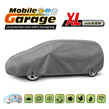 Přikrývka na auto Kegel Mobile velikost XL šedá pro minivan 450-485 cm