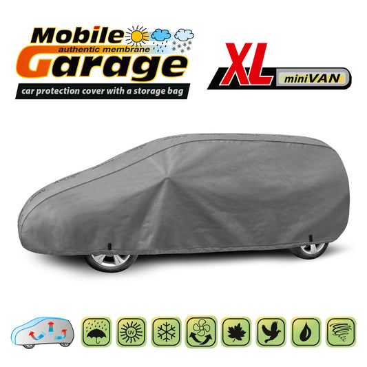 Přikrývka na auto Kegel Mobile velikost XL šedá pro minivan 450-485 cm