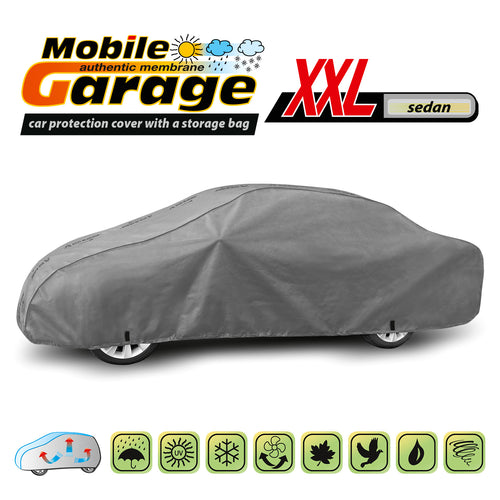 Přikrývka na auto Kegel Mobile velikost XXL šedá pro sedan 500-535 cm