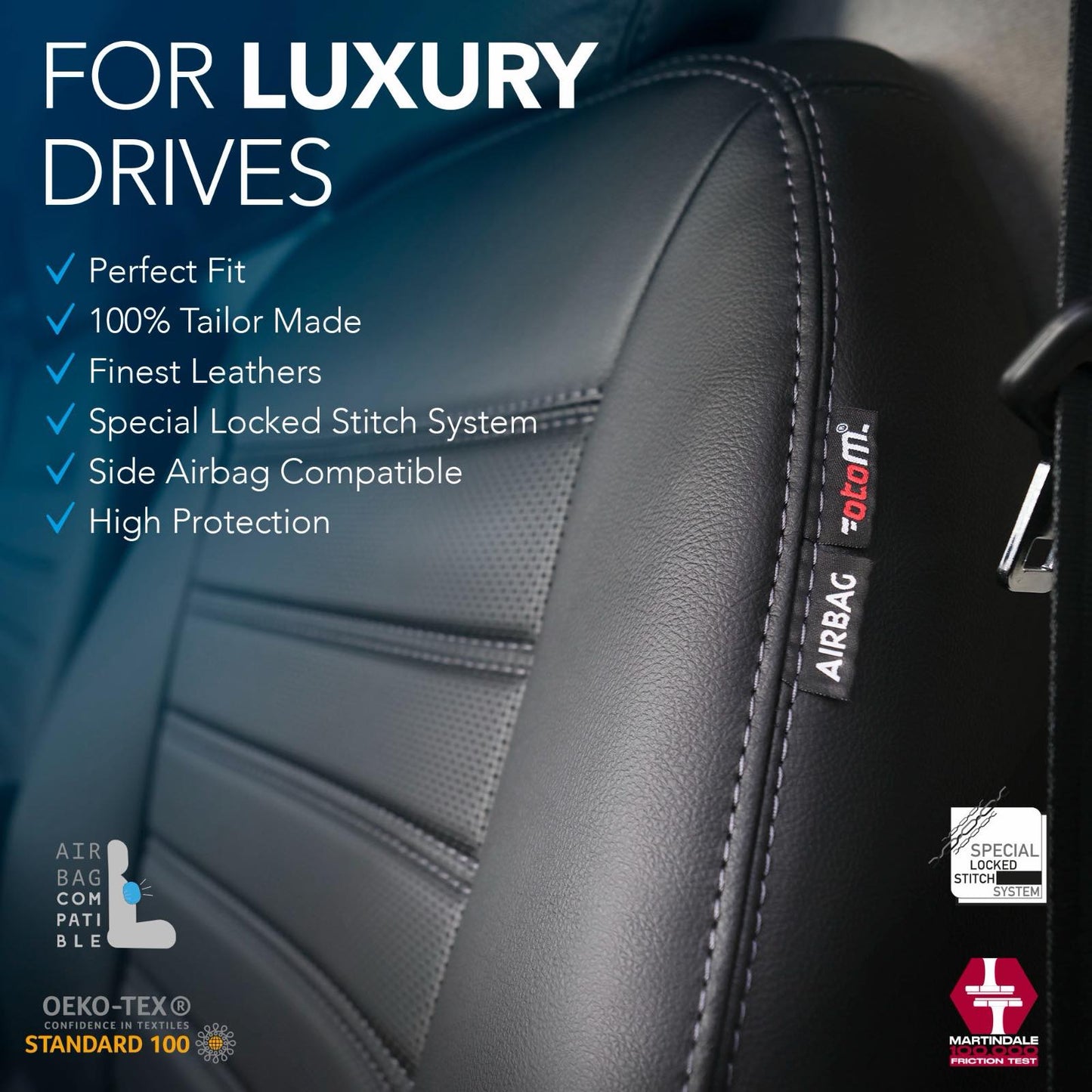 Kožené čalounění pro Mercedes-Benz Sprinter po roce 2019 | Sada 2+1 sedadel | Profesionální montáž